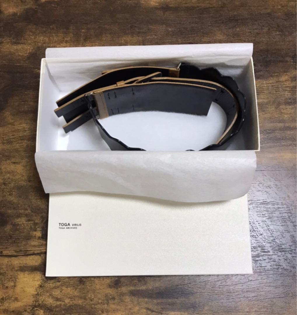 10/11迄の出品 TOGAリバーシブルベルト