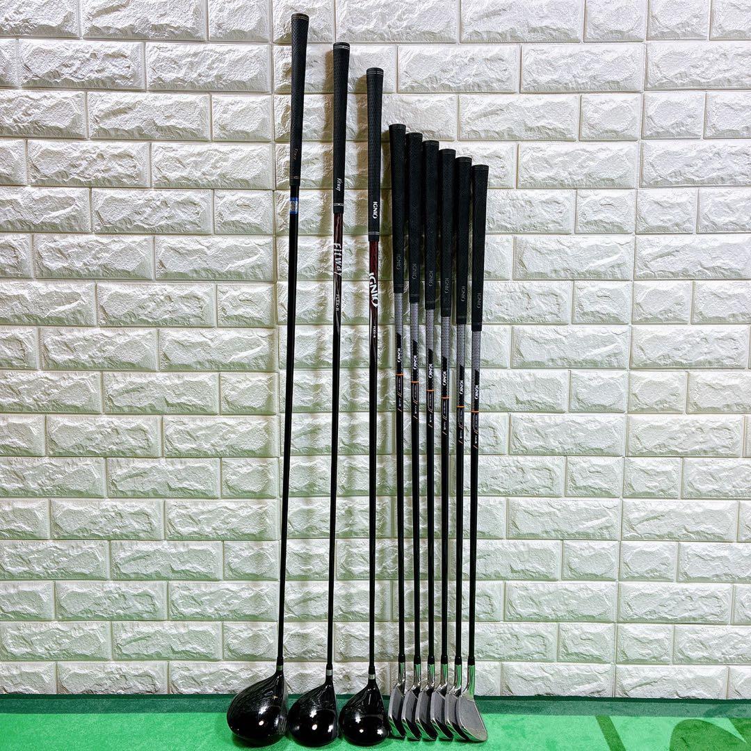 FITWAY ✖ IGNIO メンズゴルフクラブ 9本 フレックスR 初心者