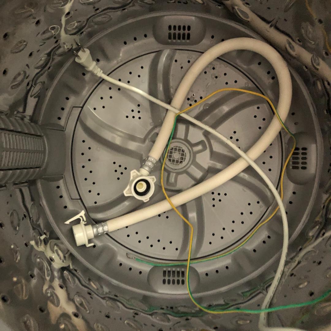 【美品】NITORI　全自動電気洗濯機　NTR60BK　2022年製　D