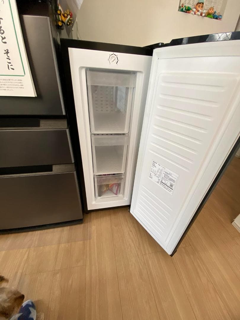 A[山善] 冷凍庫 31L 右開き YF-WU30(W) ホワイト 一人暮らし