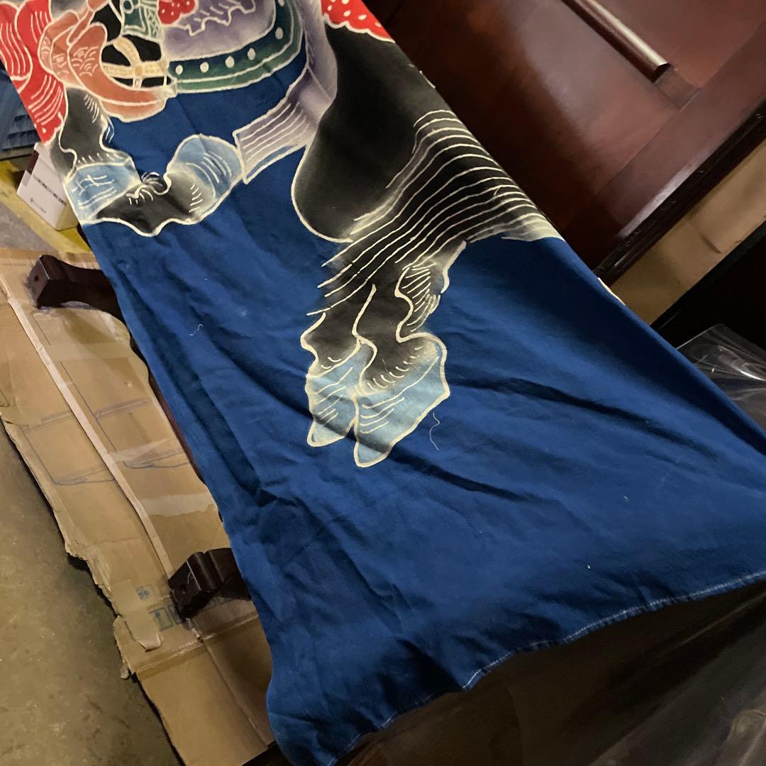 のぼり旗　古布　こどもの日