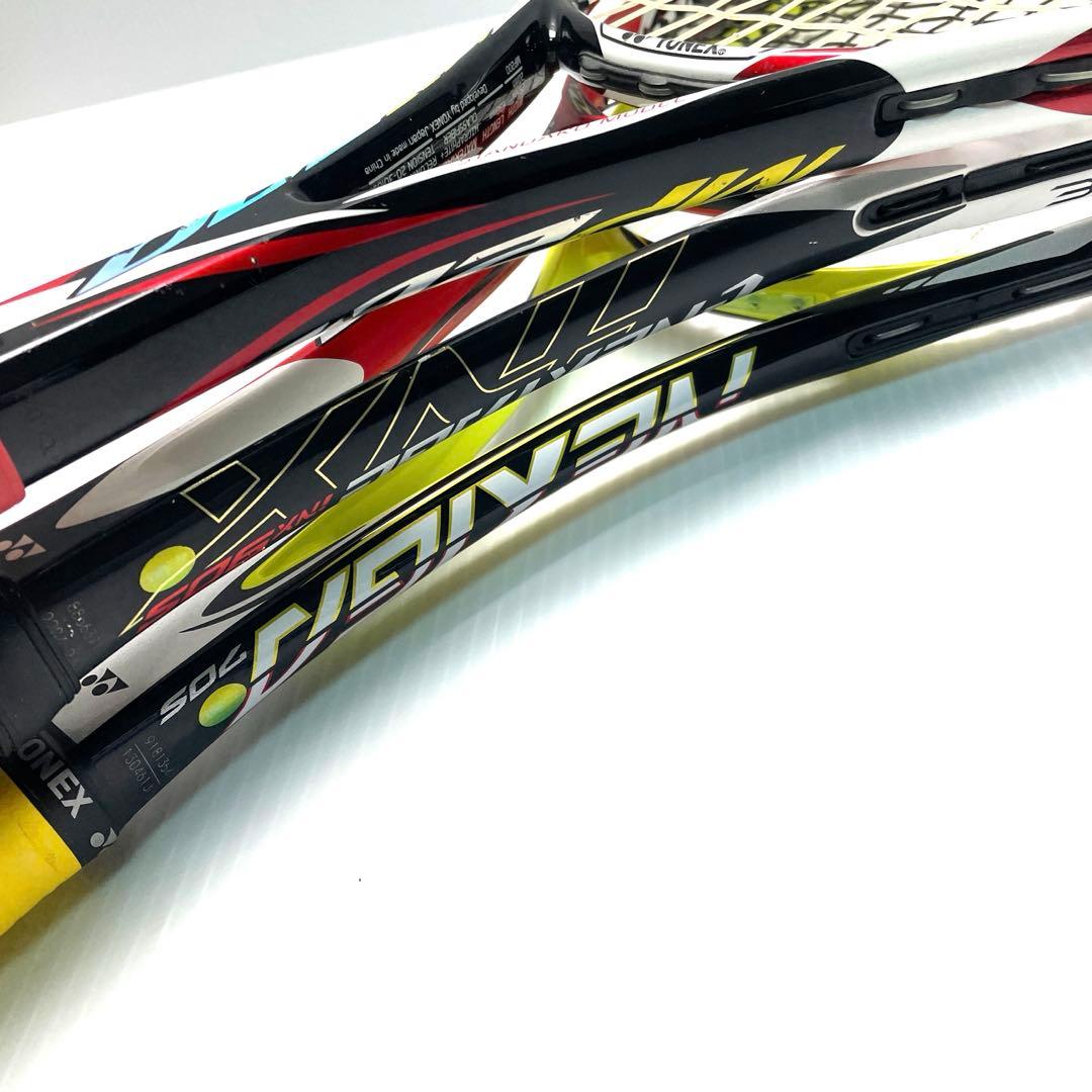 YONEX 軟式テニスラケット3本 NEXIGA70S MP200 iNX90S