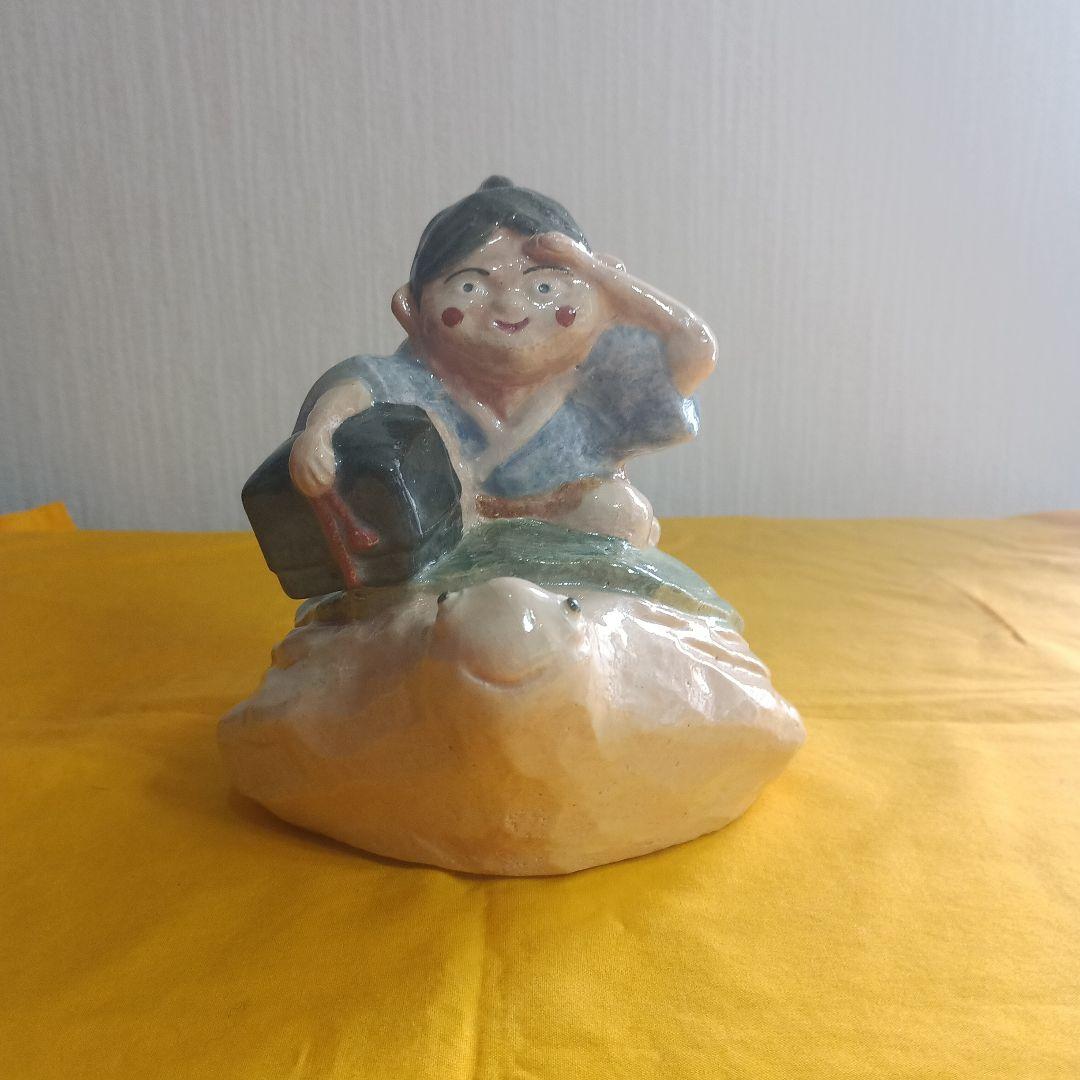 五月人形　浦島太郎　京焼　清水焼　たち吉　青嵐作　木箱あり