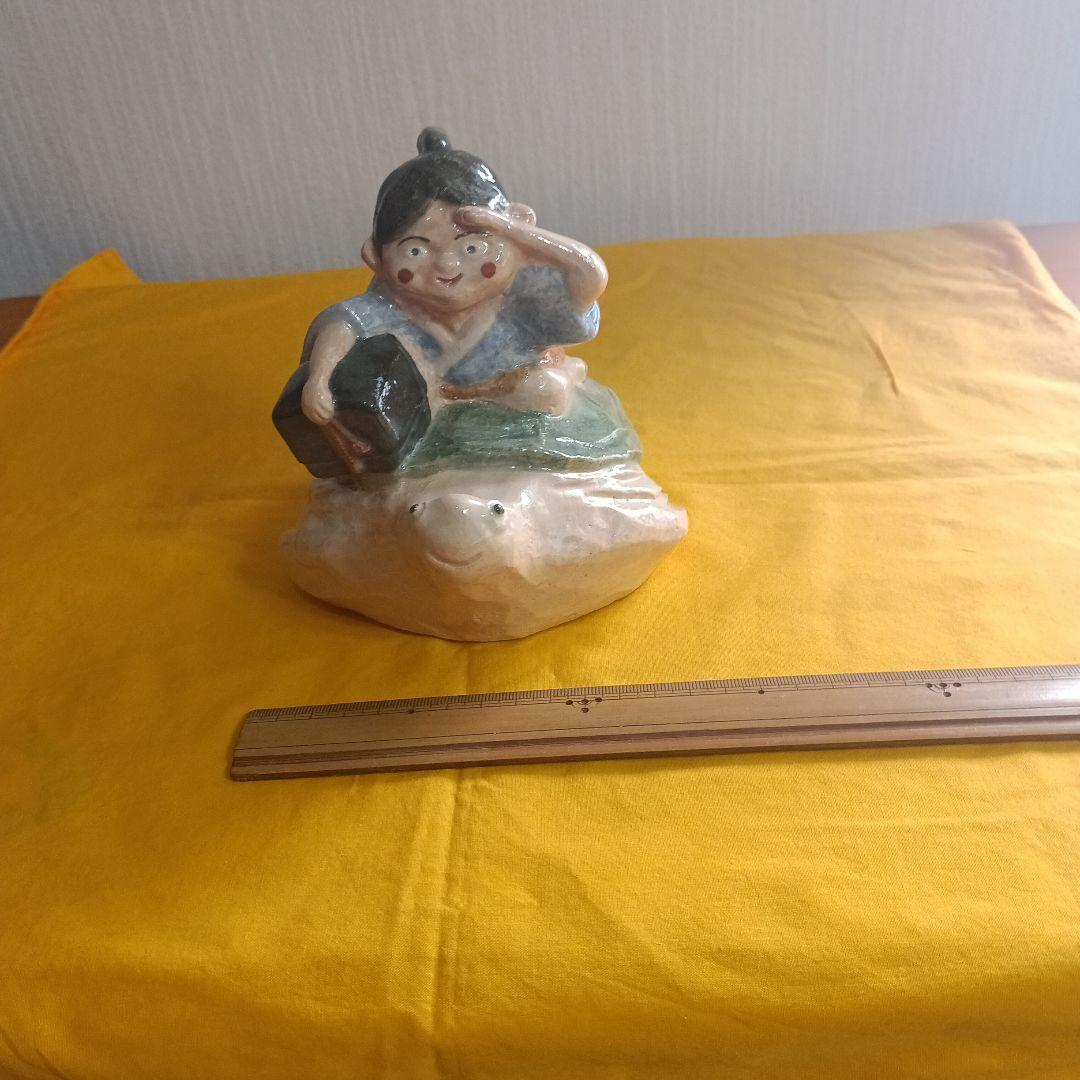 五月人形　浦島太郎　京焼　清水焼　たち吉　青嵐作　木箱あり