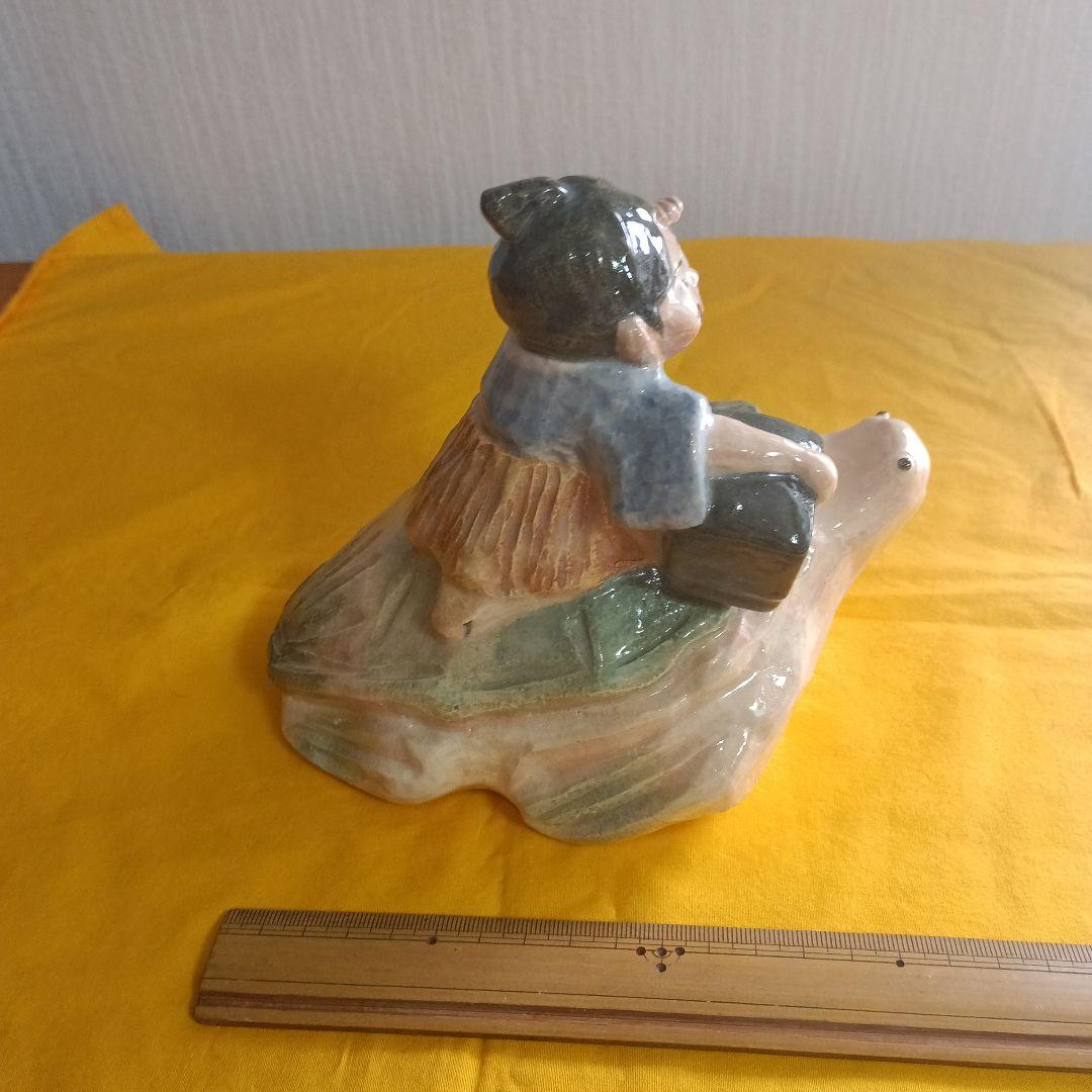 五月人形　浦島太郎　京焼　清水焼　たち吉　青嵐作　木箱あり