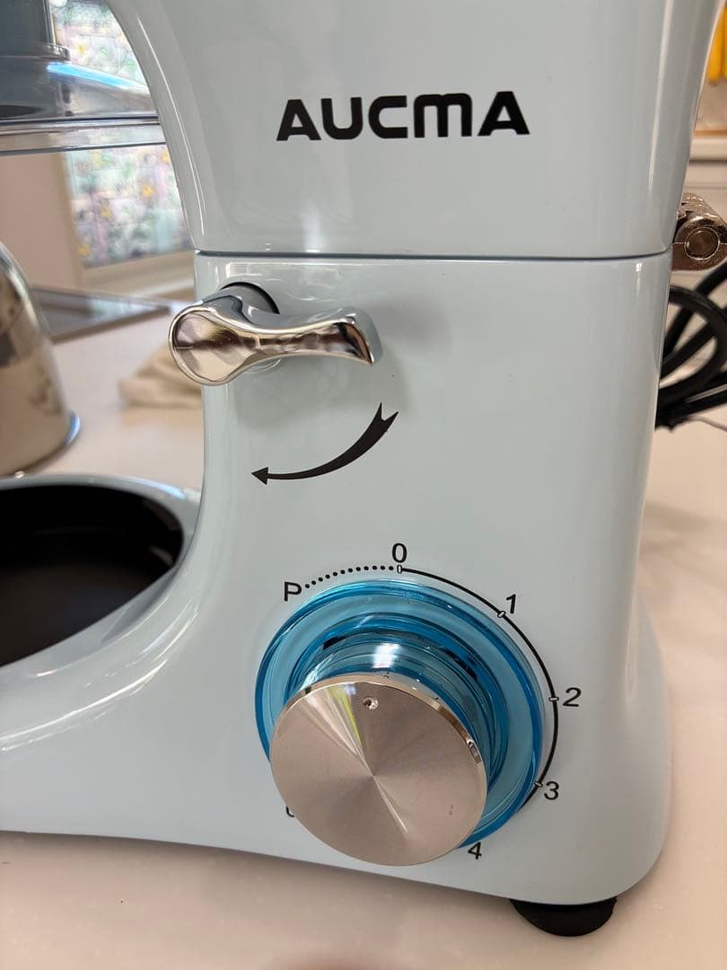 【美品】AUCMAスタンドミキサー SM-1515 4.5Lホイッパー他付属品付