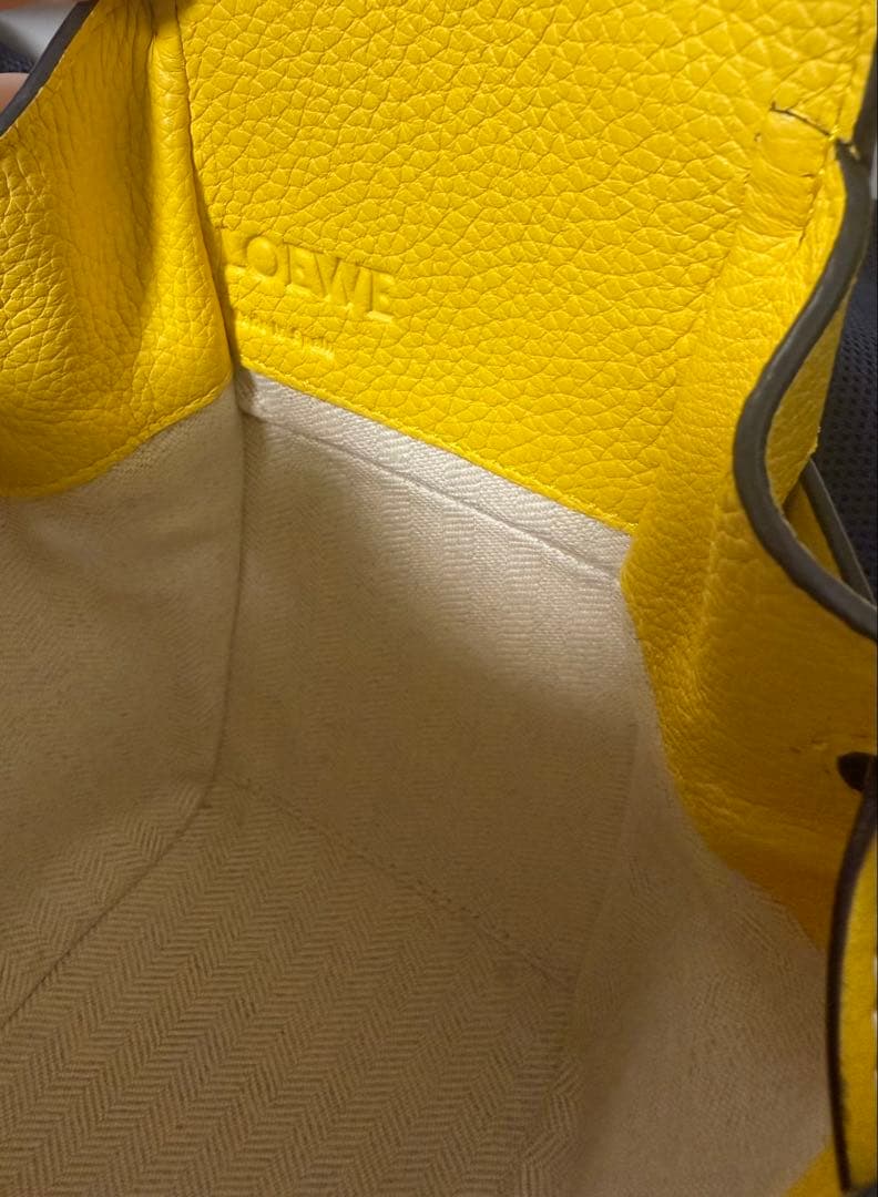 LOEWE ロエベ　ハンモックバッグミニ　イエロー