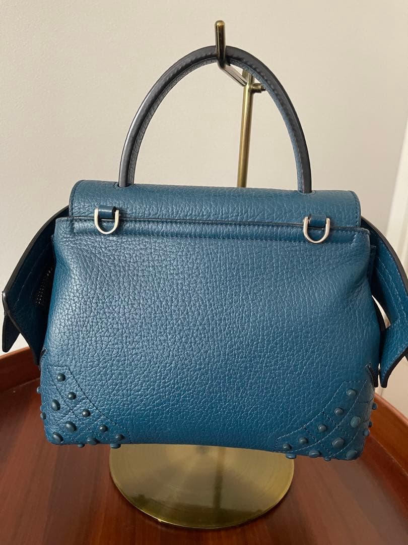 【極美品】TOD’S トッズ　ウェーブ　ハンドバッグ