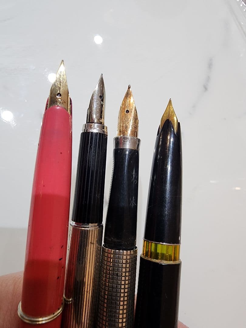 ジャンク品かも万年筆 4本セット モンブラン パイロット