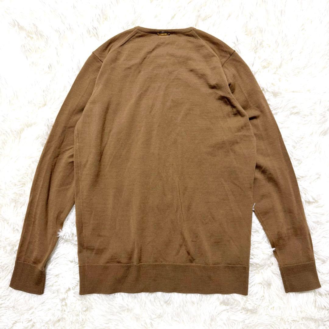 【まり】ミューズ ドゥーズィエムクラス クルーネックカーディガン 金ボタン