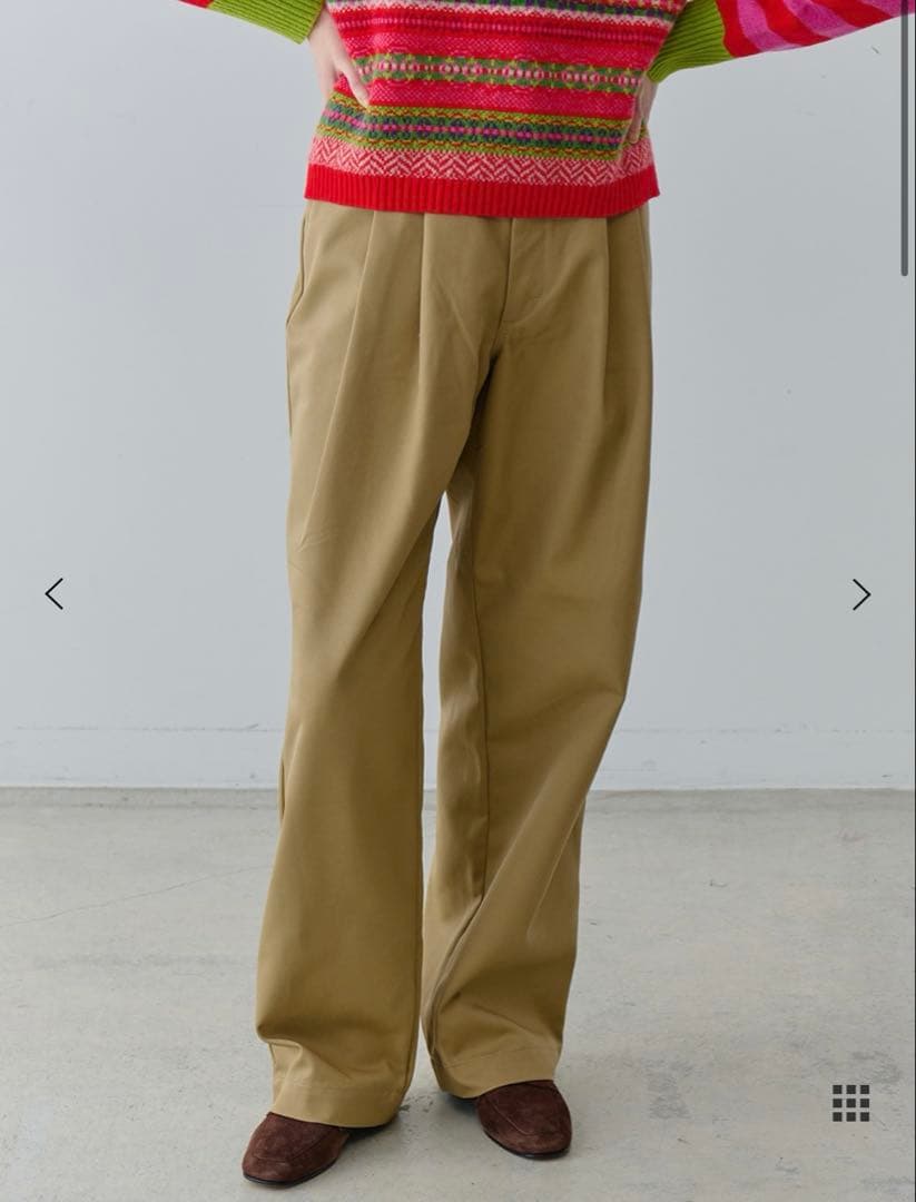 THE SHINZONE ハイウェストチノパンツ　P0