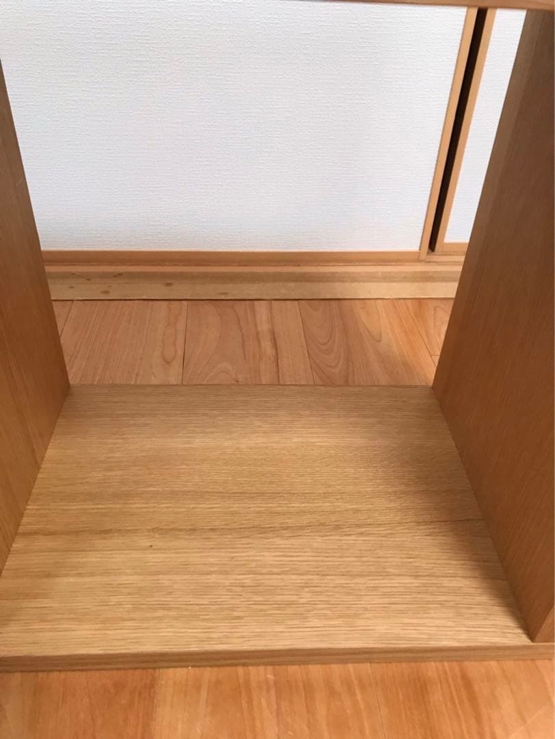 無印良品　スタッキングシェルフ・３段・オーク材