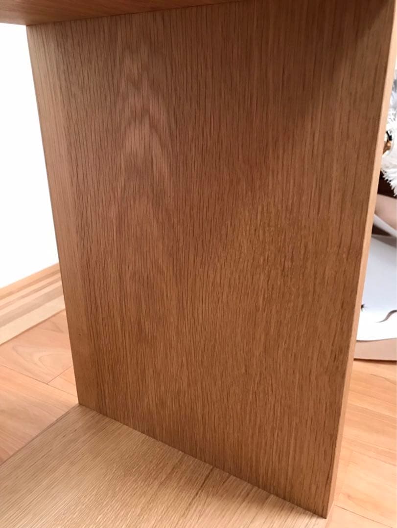 無印良品　スタッキングシェルフ・３段・オーク材