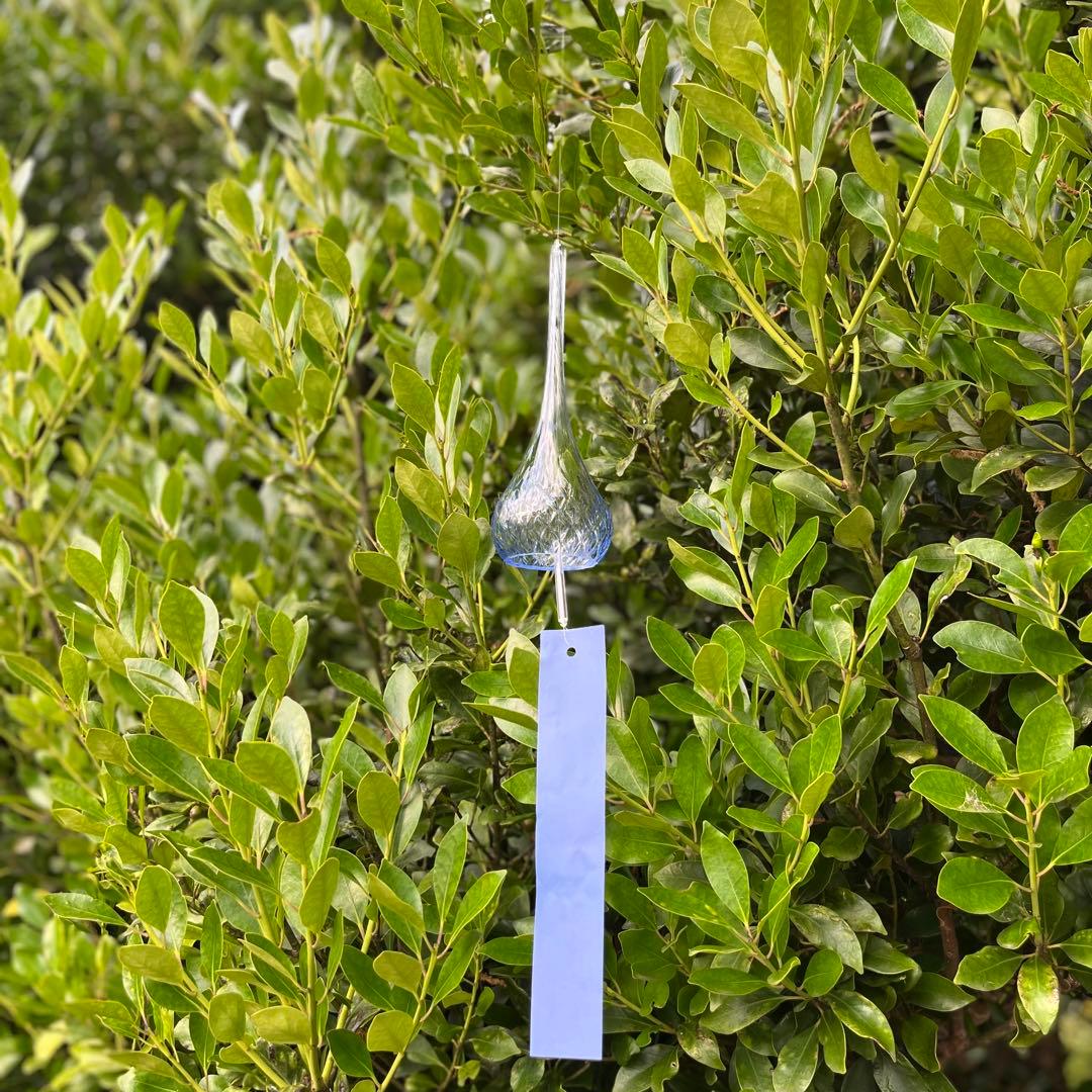 富山ガラス風鈴魚子模様硝子アーティスト作家ハンドブロウ別注オリジナル限定新品