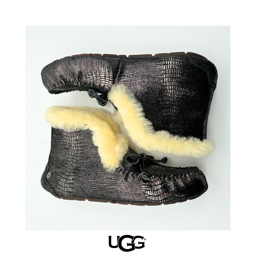 UGG アグ 美品 Alena アレーナ 2WAY ボア スリッポン USA7