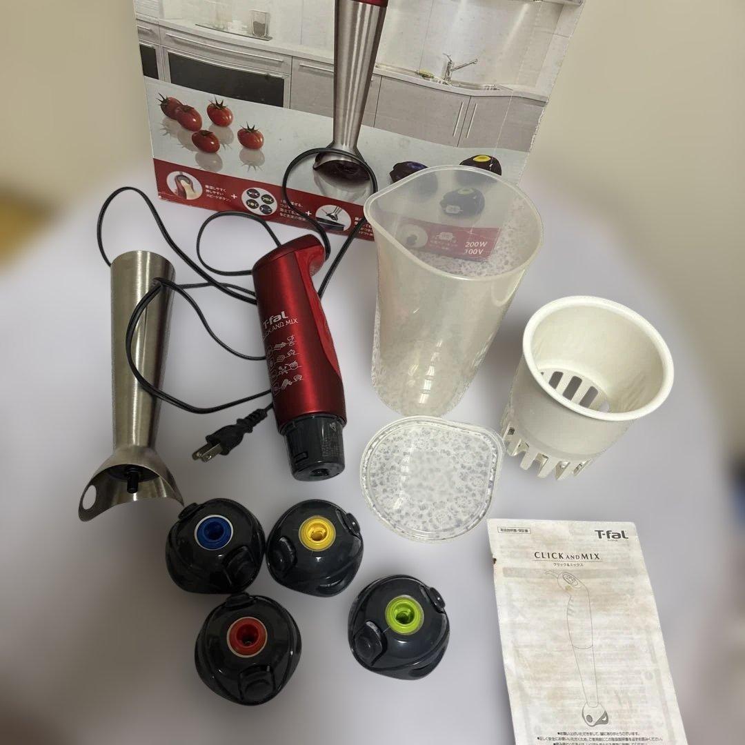 T-fal ハンドブレンダー クリック&ミックスHB460GJPフランス製