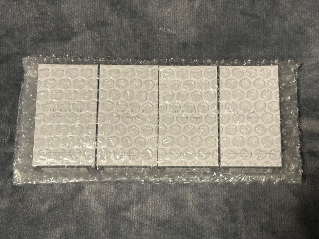 【大幅値下中】【新品未開封】to esella ホワイトハンドセラム　4個セット