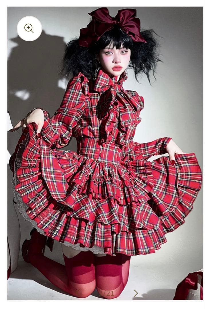 上下セット catcocoon ブラウスM スカートL