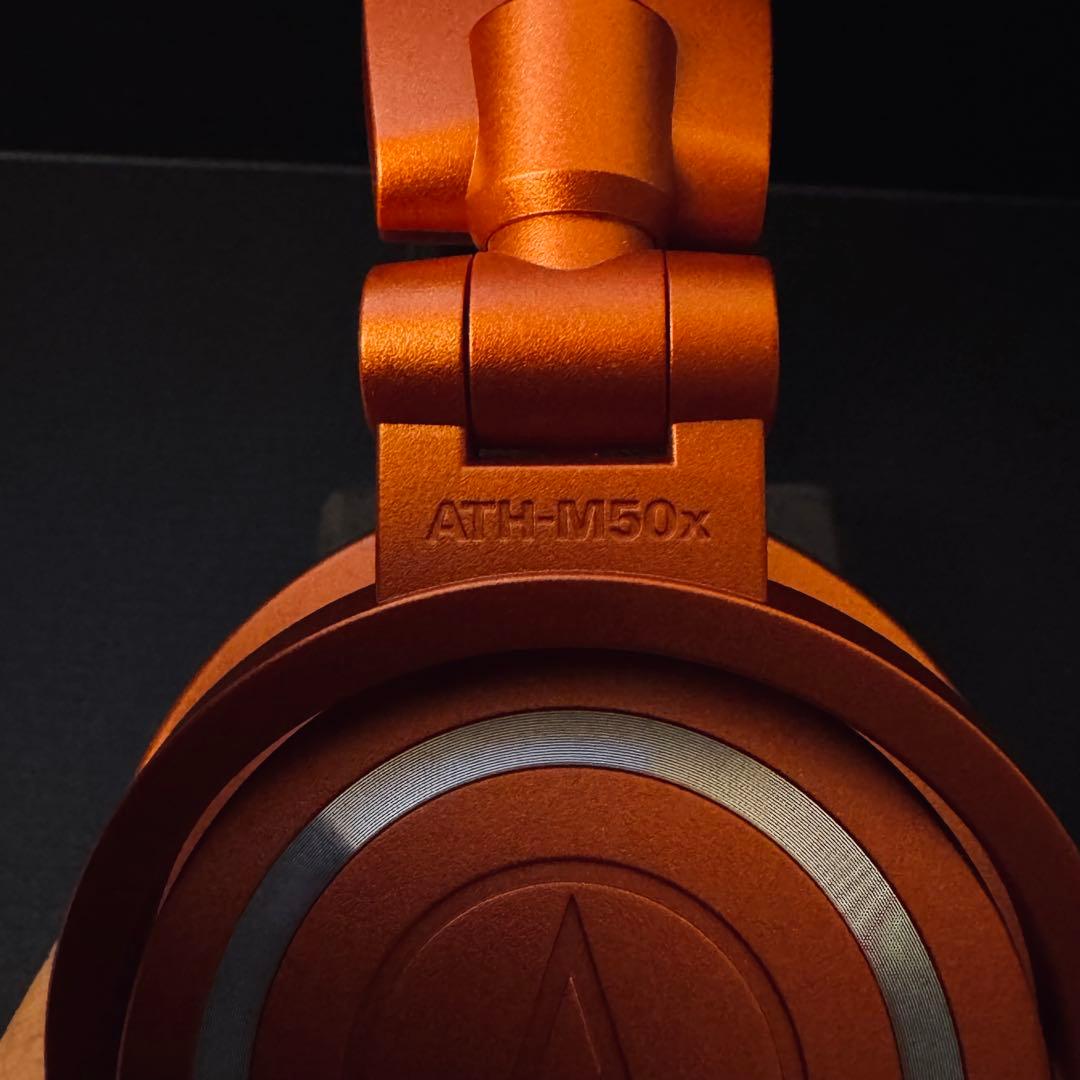 【美品】ATH-M50xBT2 オレンジ ワイヤレスヘッドホン