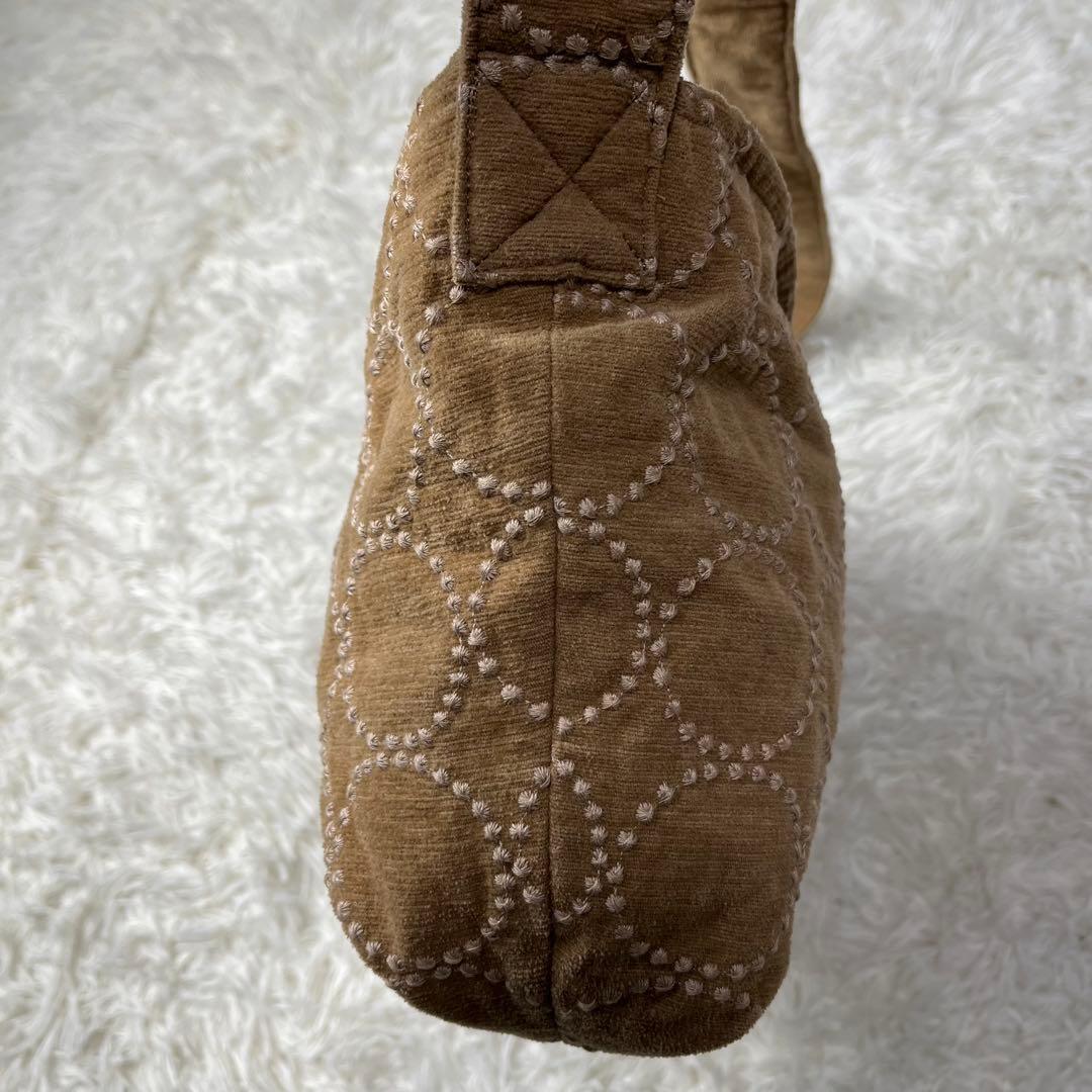 mina perhonen ショルダーバッグ 2way タンバリン キャメル