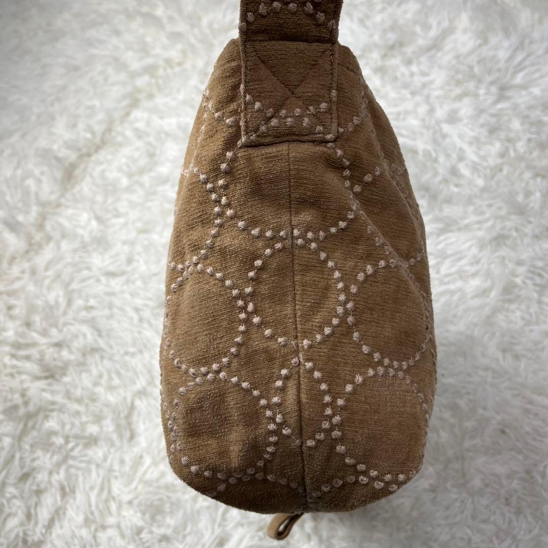 mina perhonen ショルダーバッグ 2way タンバリン キャメル