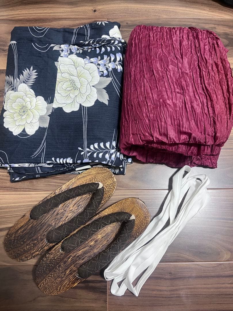 Dita 浴衣 凪の藤ながれ 紺色浴衣