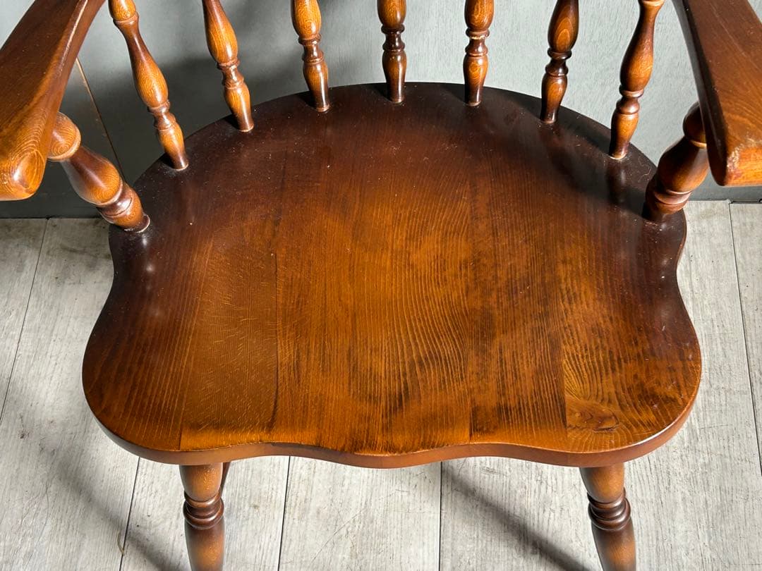 ③飛騨産業　ウィンザーチェア　アームチェア　ヴィンテージ　キャプテンチェア　IS