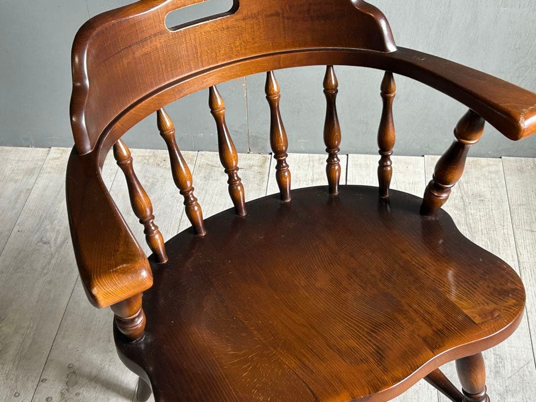 ③飛騨産業　ウィンザーチェア　アームチェア　ヴィンテージ　キャプテンチェア　IS