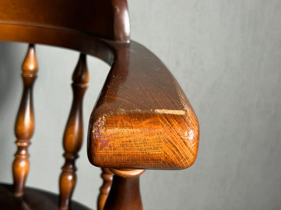 ③飛騨産業　ウィンザーチェア　アームチェア　ヴィンテージ　キャプテンチェア　IS