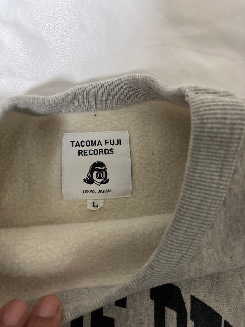 トップス TACOMA FUJI RECORDS NO MORE BEER sweat L