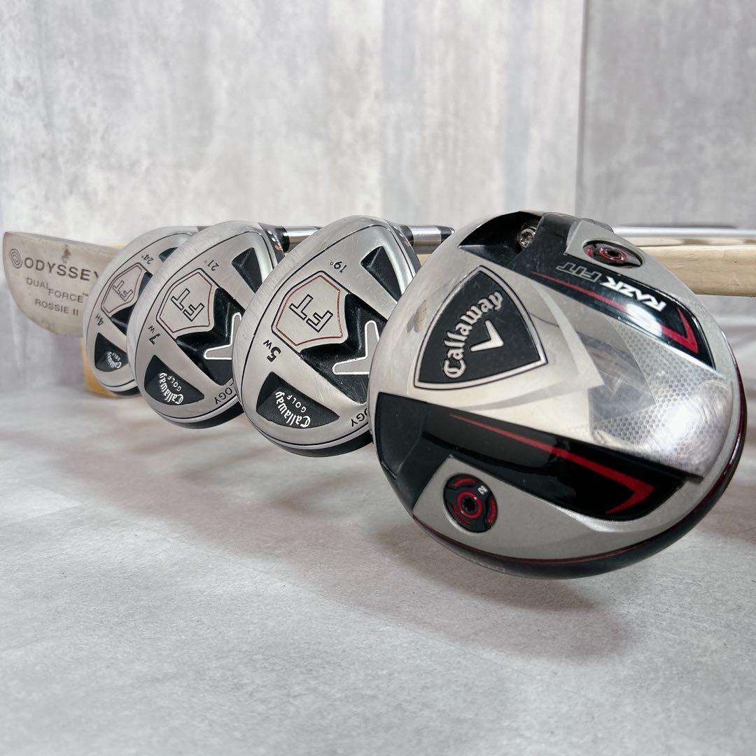 V763 キャロウェイ メンズ ゴルフ クラブ フルセット 黒 キャディバッグ
