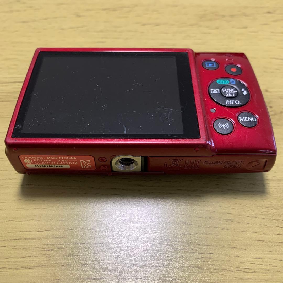 CanonデジタルカメラIXY190レッド光学10倍ズームIXY190RE