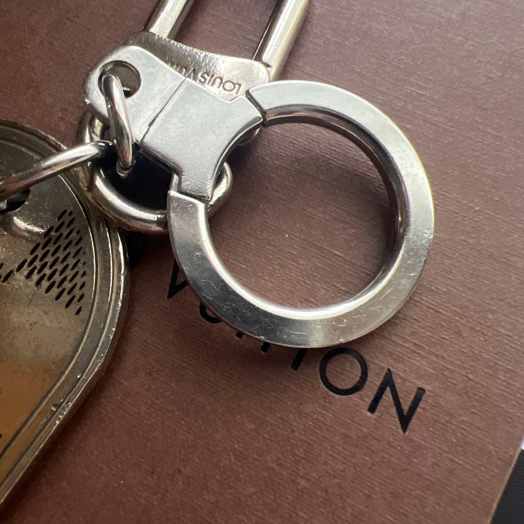 【ルイヴィトン】キーホルダー キーリング ダミエグラフィット