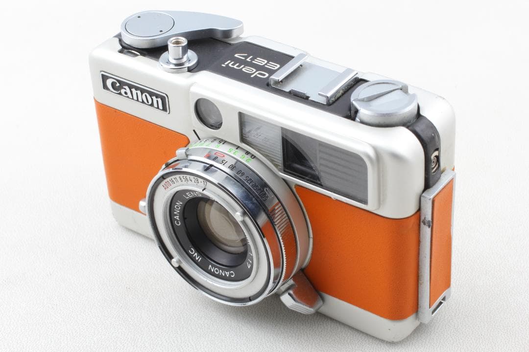 【整備済　並品】オーカー色 Canon Demi EE17露出計不良 #1369