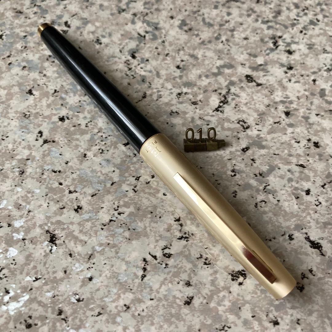 #010 オーバーホール済み 万年筆 パイロット ロング PILOT E 14k