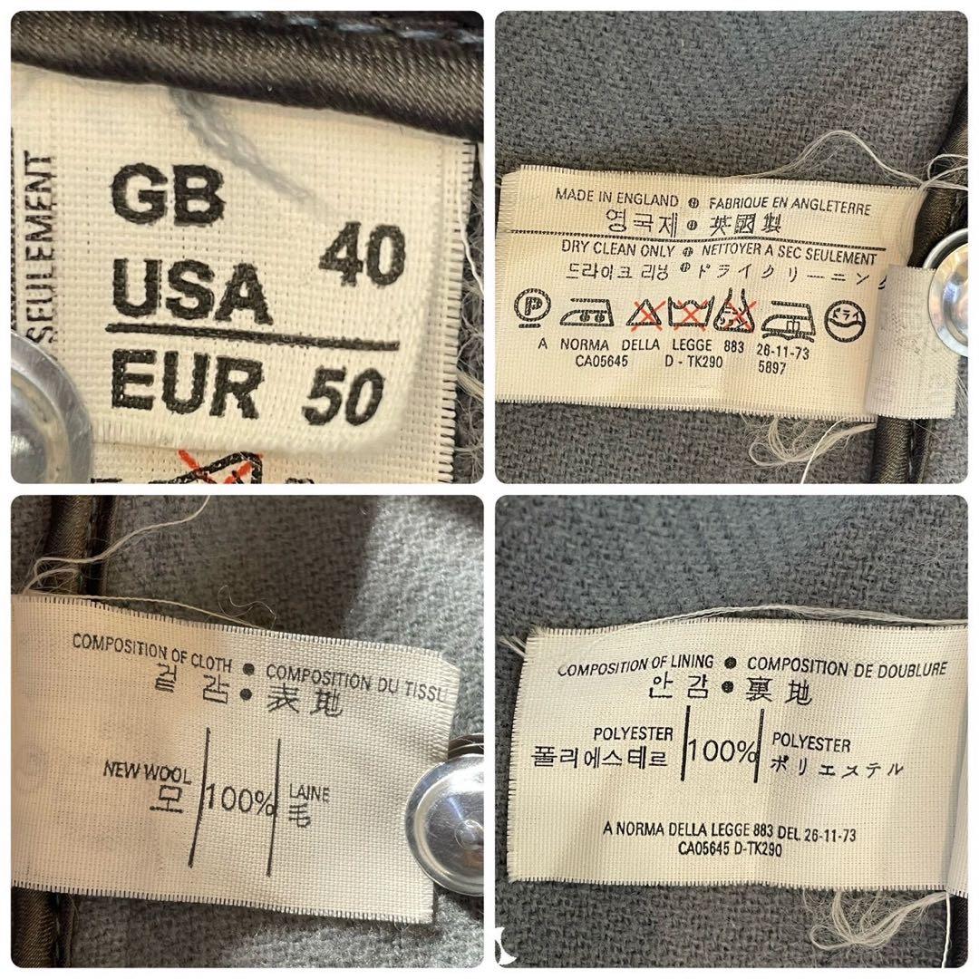 ✨美品・希少✨ グローバーオール ダッフルコート キングストン ヘリンボーン L