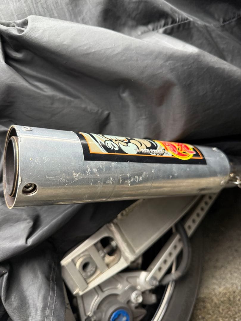 xjr400 イノブレ 月光管 今年中サイレンサースタンドつけます‼️