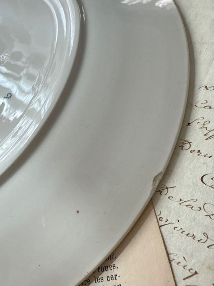 Sarreguemines Mozart Rouge 24cm平皿