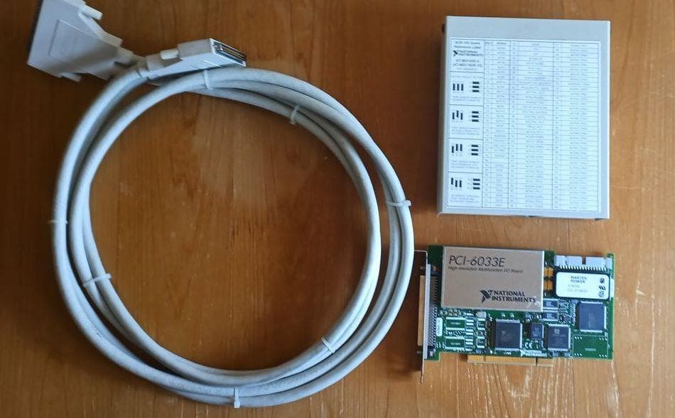 [現状渡しNCNR] NI製PCI-6033E 拡張カード