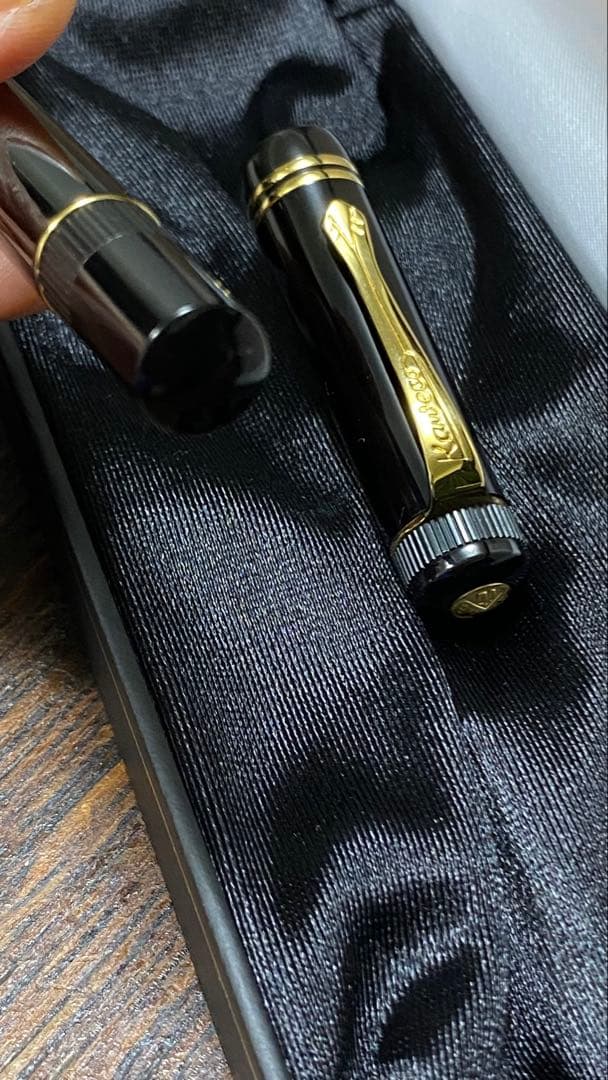 KawecoDia万年筆 黒Germany箱あり