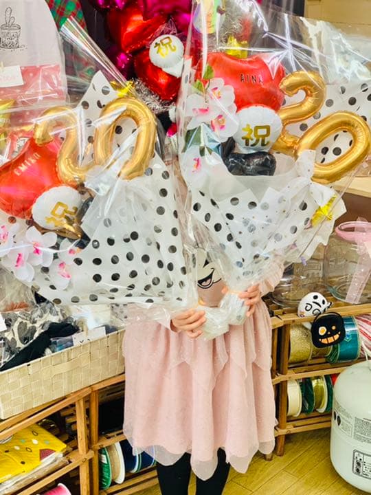 バルーンブーケ　おむつケーキ　タオルケーキ