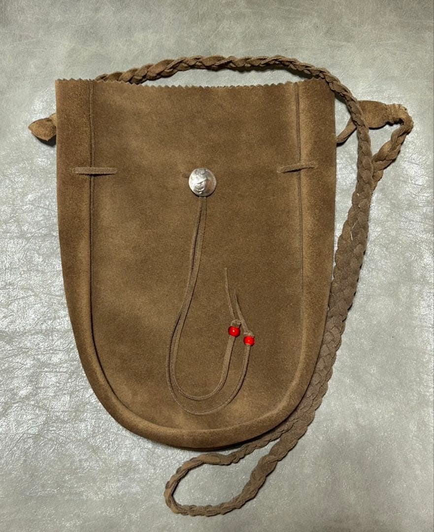 レザーショルダーバッグ※コンチョ、ビーズ無し