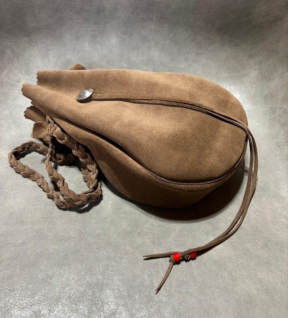 レザーショルダーバッグ※コンチョ、ビーズ無し