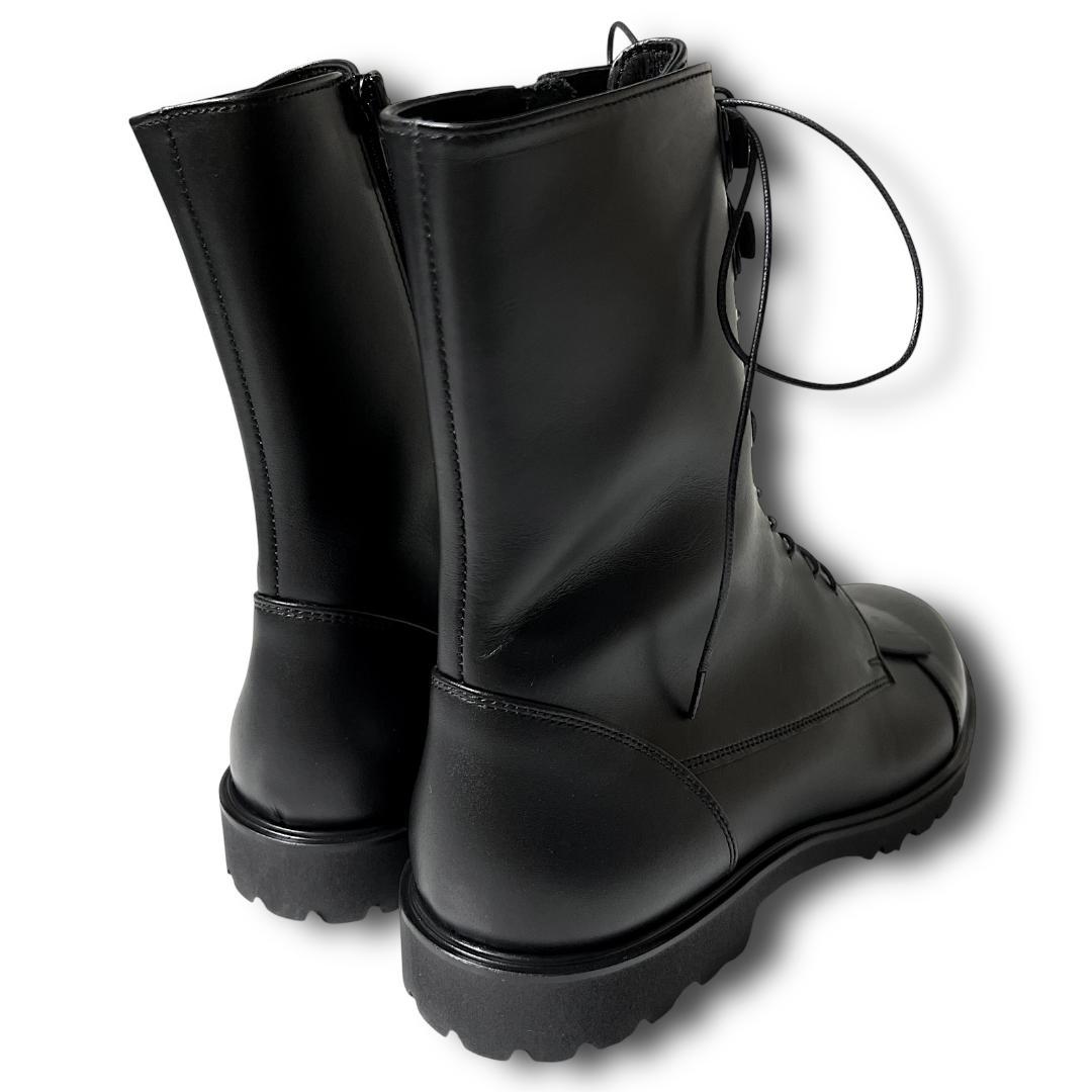 新品 定85,800円 ソフトハイフン ミスタージェントルマン ブーツ ブラック