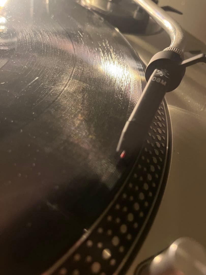 樽屋　豪黒針TW-08M レコード針2本セット　カートリッジ、ケース付