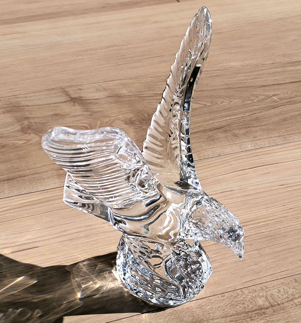ウォーターフォード クリスタルガラス 鷲 鷹イーグル 置物