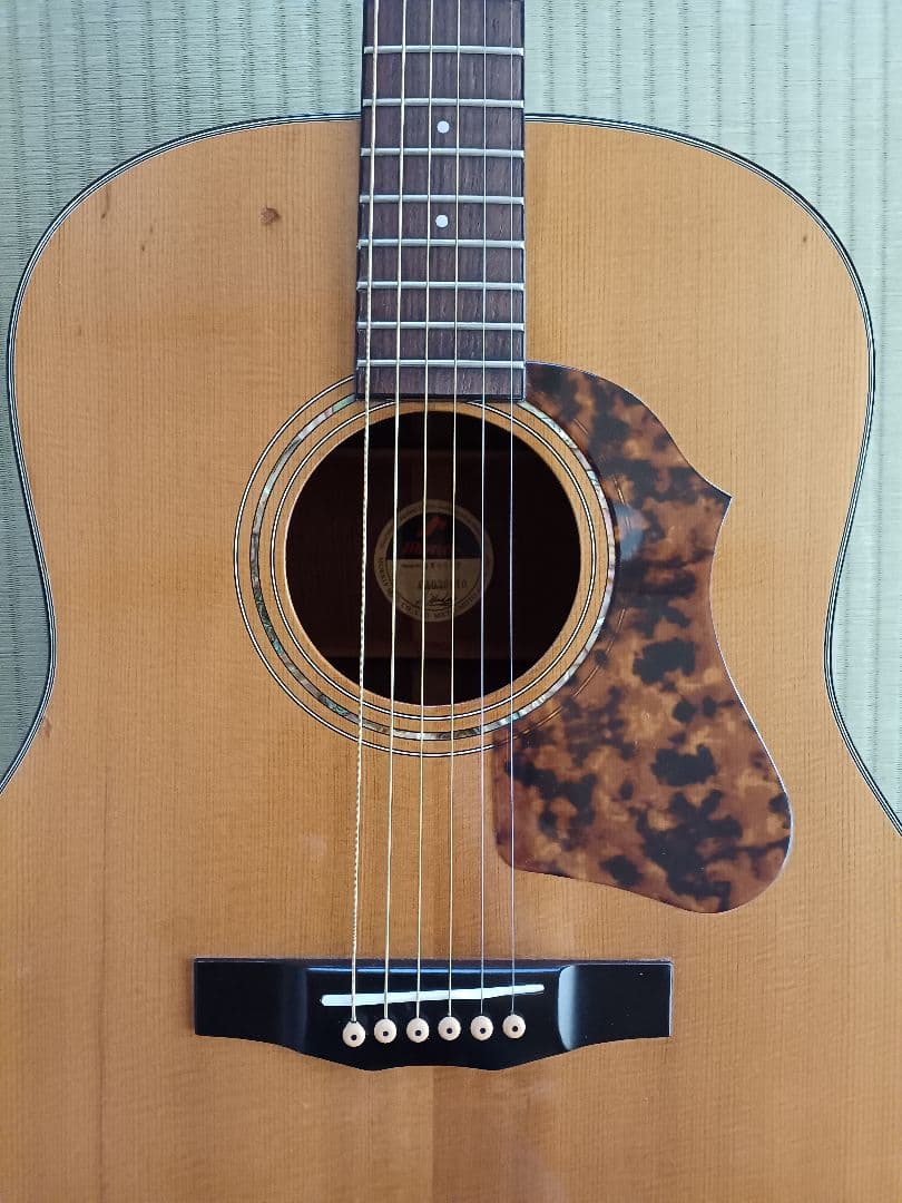 【送料込】モーリス　MW650P　トップ単板　生ギター　整備済新品弦　リペア品