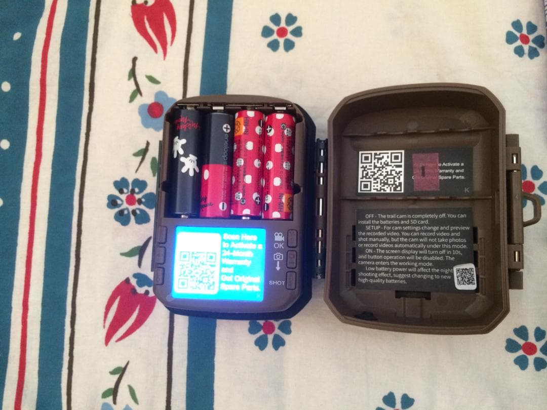 KJK トレイルカメラ 4台セット(2台×２)　32GB メモリーカード付●昼夜