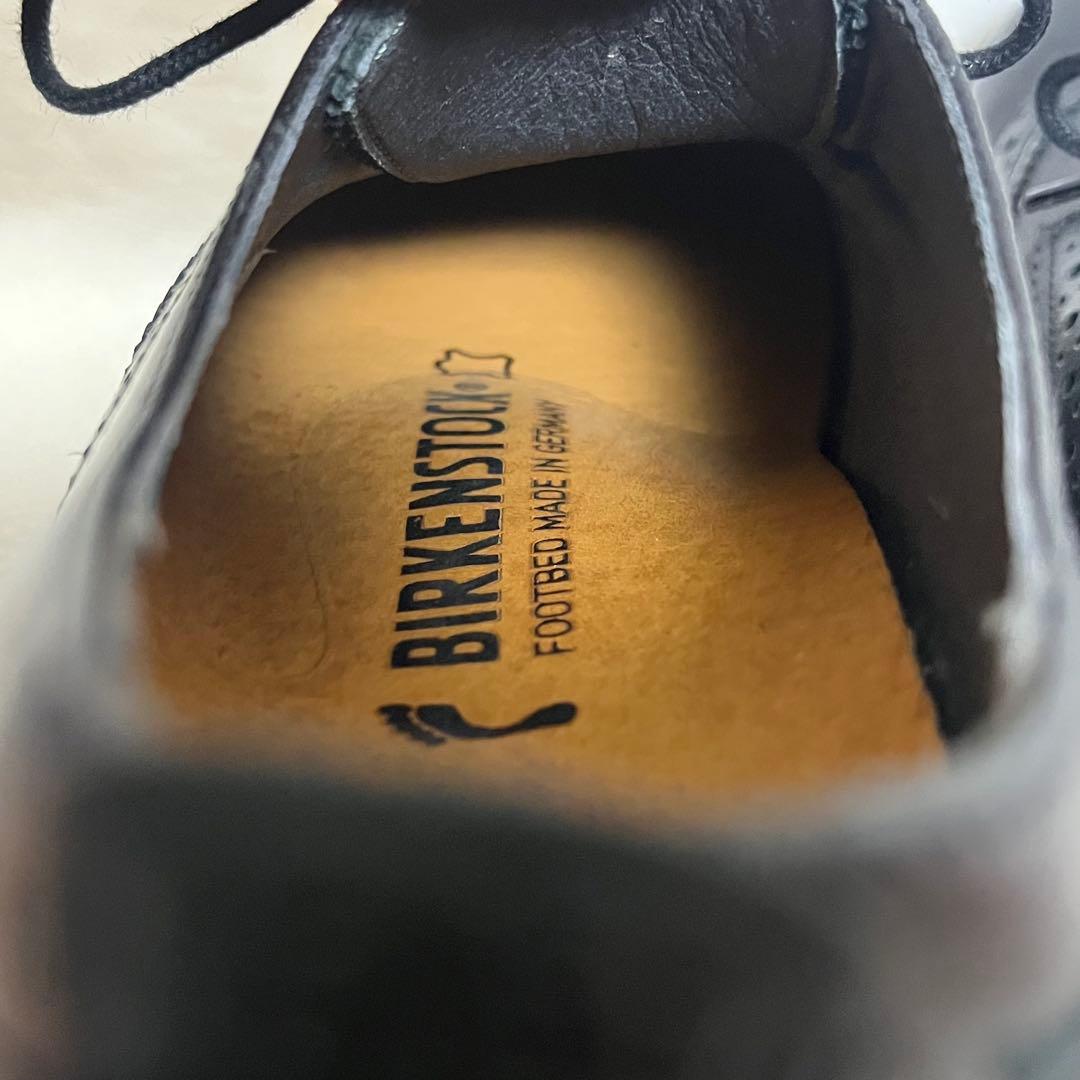 【美品】ビルケンシュトック ララミーロー　レースアップシューズ　ブラック　革靴