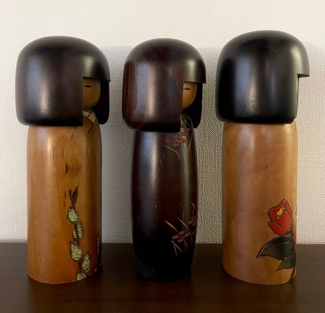 卯三郎 創作 こけし セット まとめ レトロ 可愛い kokeshi 人形